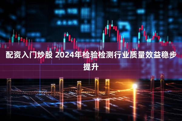 配资入门炒股 2024年检验检测行业质量效益稳步提升