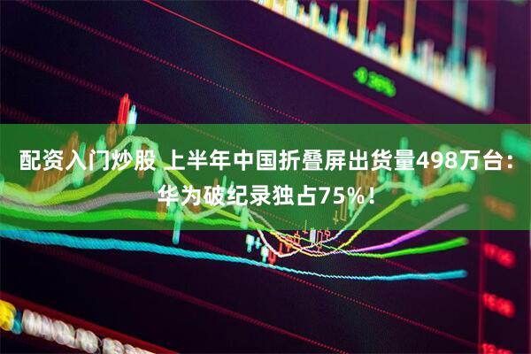 配资入门炒股 上半年中国折叠屏出货量498万台:华为破纪录独占75%!
